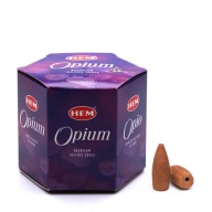 INDICKÝ KADIDLOVÝ KUŽEĽOVÝ BACKFLOW OPIUM LEM 40 ks