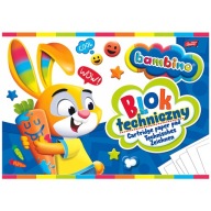 BAMBINO TECHNICKÝ BLOK BIELY 10 ŠKOLSKÝ LIST A4