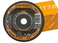 DISKY KOVOVÉ REZNÉ KOTOUČE INOX OCEL 75x1,0x10 RHODIUS GERMANY XT10