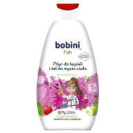 Bobini Fun Tekutý a prací gél Jablko s vysokou penou 500 ml