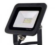 LED SVETLOMET 10W 4000K ČIERNA 800lm LUMIXA