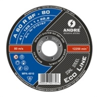 Rezný kotúč oceľ inox kov 125x1,0 ANDRE