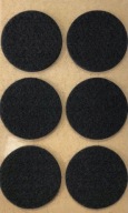 SAMOLEPIACIE NÁBYTSKÉ PODLOŽKY PLST 45mm 6 ks