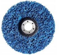VLIESOVÝ DISK NA KOVOVÚ OCEL ODSTRAŇOVANIE HRDZE DREVA ČERNÝ VLAS 125mm