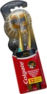 Zubná kefka COLGATE 360° Charcoal Gold duopack SOFT