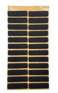 Samolepiace plstené podložky pod nábytok – ČIERNA 10x40mm