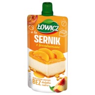 Ryža a ovocná pena Dezert A'la Cheesecake s broskyňami 100g Łowicz