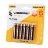 ALKAICKÉ BATÉRIE 6 ks AAA R3 VERGIONICKÉ