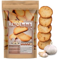 Keto Products Mini sucháre s cesnakovou príchuťou