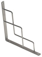 PODPORKA POLICE OCELOVÁ DEKORATÍVNA CIKCAK 250x250mm