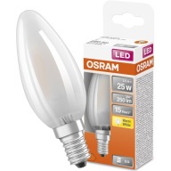 LED SVIEČKOVÁ žiarovka E14 2,5W 2700K Filament OSRAM