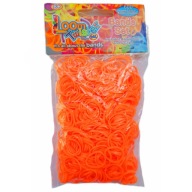 LOOM BANDS NÁRAMKY GUMY 600 KS, ORANŽ