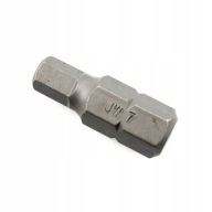 HLINÍKOVÝ KONCOVÝ 7 6-CENTRÁLNY BIT 10 x 30 mm ŠESTIHLINÍKOVÝ HLINÍK
