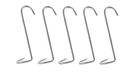 Jednoduché udiarenské háčiky na údenie rýb Borniak 3 mm 12 cm