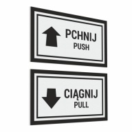 Push Pull - Push Pull - samolepky 7x12