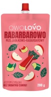 Owolovo jablková rebarbora ovocná pena pre deti 200g PREMIUM
