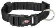 Prémiový golier, XXS–XS: 15–25 cm/10 mm, čierny