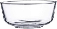 Sklenená šalátová misa na ovocné šaláty, 650 ml, okrúhla, priehľadná
