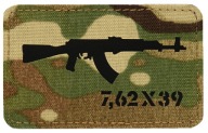 AKM ZÁPLATA NA PUŠKU 7,62X39 LASEROVÝM REZANÝM CORDURA M-TAC MULTICAM