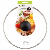 KOKO POKRÝVKA TEPLNE ODOLNÉ SKLENENÉ POKRÝVKY 26 CM