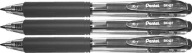 Ekonomické čierne guľôčkové pero 0,7 mm PENTEL BK437 x3