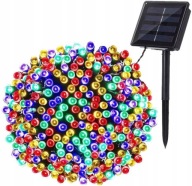 Solárne LAMPY Vonkajšia dekoratívna záhrada 5 METROV 50 LED Balkón