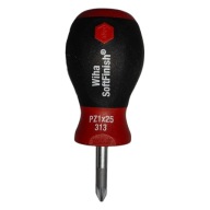 Ručný skrutkovač Wiha Pozidriv s krátkou stopkou SoftFinish