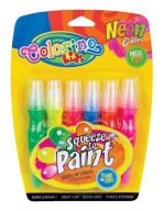 COLORINO FARBY ŠTETEKOM v tubách po 6 NEÓNOVÝCH FARIEB
