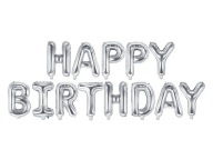 Fóliová balónová narodeninová dekorácia Happy Birthday