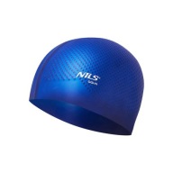 NILS AQUA BLUE SILIKÓNOVÁ ČIAPKA NA PLÁVANIE
