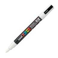 Popisovač UNI POSCA PC-3M biely (1)