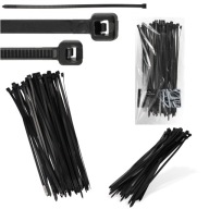 50x sťahovacie pásky Káblové pásky Zipsy 7,6 x 350 mm Silné UV sťahovacie pásky
