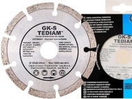 DIAMANTOVÝ KOTÚČ NA REZANIE BETÓNU ŽULA 125 GK-S