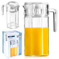 Nápoje džbán, džús, limonáda, pohár, pokrievka, 1,5L