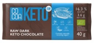 ČOKOLÁDA S MCT OLEJOM, BEZ PRIDANÉHO CUKRU, BEZLEPKOVÉ KETO BIO 40 g - KAKAKO