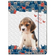 A4 leporelo so zvieratkami DOG DOG DOGS