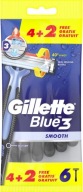 Holiace strojčeky GILLETTE Blue 3 Hladké 4+2 zdarma