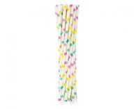 PAPIEROVÉ SLIMKY TRUBIČKY 6x197mm - FAREBNÉ ČASTINY - 12 kusov GODAN