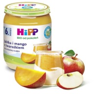 HiPP Jablká a mango s bio tvarohom, 160g