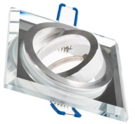 Halogénové GLASS svietidlo GU10 Square Movable