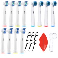 TIPY NA ELEKTRICKÉ ZUBNÉ KEFKY ORAL-B SADA 12 + PRÍSLUŠENSTVO