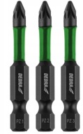 TIP BIT PZ1 PZ2 PZ3 x 50mm nárazový príklep 3ks