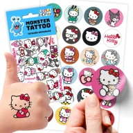 MEGA SADA NÁLEPOK + KVALITNÉ TETOVANIE HELLO KITTY