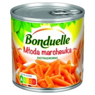 1x 400g BONDUELLE Mladá extra jemná mrkva