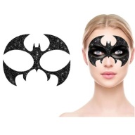 Maska na tvár Batman, trblietky, 20 cm