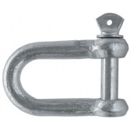 TRADIČNÝ KOVANÝ OCEĽOVÝ SHAKEL ZINKOVANÝ D=6 MM SHAKEL