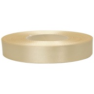 Stuha saténová 12mm 27mb KRÉMOVÁ
