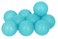 CUTTON BALLS LAMPY GLW GALLS 10 LED tyrkys