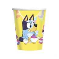 Modré papierové poháre 266 ml 8 Party