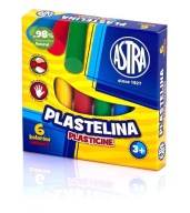 Plastelína Astra 6 farieb